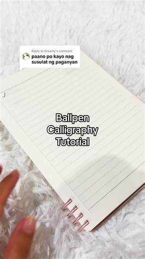 Ballpen Calligraphy Tutorial for Beginners