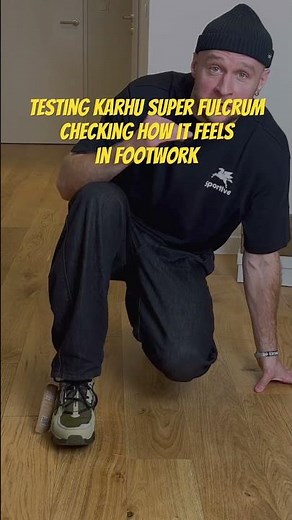 Bboy Intact testing Karhu super fulcrum for footwork in Breaking