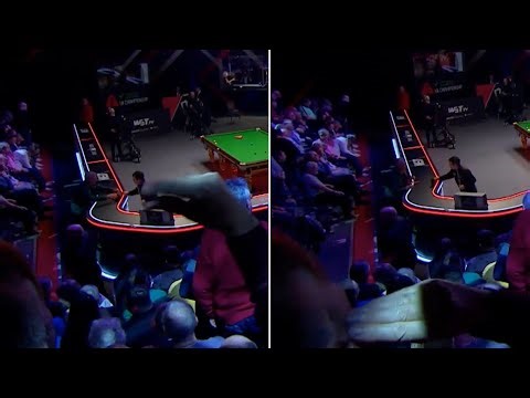 Snooker Fan’s Hilarious ‘Hand Attack’ Steals the Show! 😂