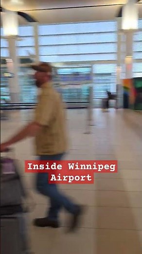 Inside Winnipeg Richardson International Airport #canada #airport