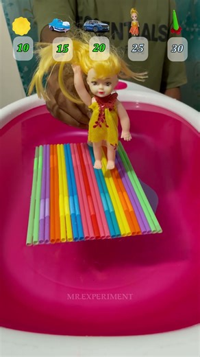 GUESS HOW MANY MASK WILL FLOAT ? #experiment #satisfying #waterexperiment #asmr #asmrsounds