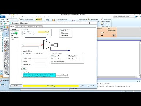 Aspen HYSYS Lecture 04 Compressor