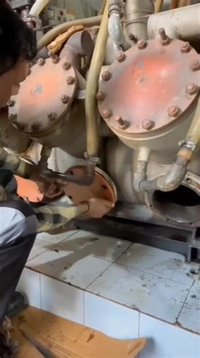 ®️🔚Kirloskar compressor 7.2 service #refrigerant #machine #refrigeration#hindisong 🙏