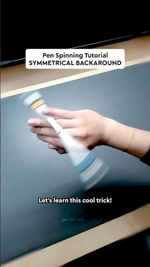 SYMMETRICAL BACKAROUND Pen Spinning Tutorial 🤚💫