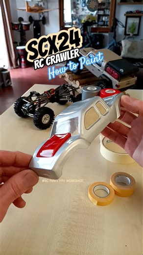 NEW! HOW TO PAINT RC BODY #SCX24 RC CRAWLER #TAMIYA PS SPRAY #MEUS LCG CHASSIS #INJORA #QUEEN #AXIAL