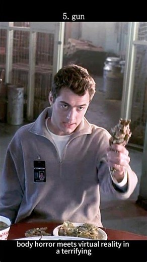 #movie #movieclip A Bone as a Gun 🔫🦴 | The Most DISTURBING Kill in eXistenZ