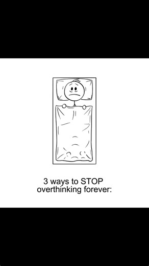 3 ways to STOP overthinking forever | #overthinking #discipline #motivation #animation