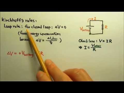 AP Physics 2: Circuits 20.2: Kirchhoff's Rules and Simple Circuits 1