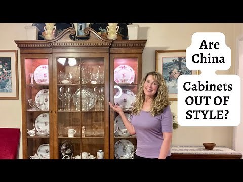 Are China Cabinets Out Of Style? | Tour My China Cabinet | Explore China Cabinet Makeovers