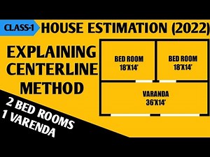 What is Centerline Method & Estimation of Building Using Centerline Method - House Estimation (2022)