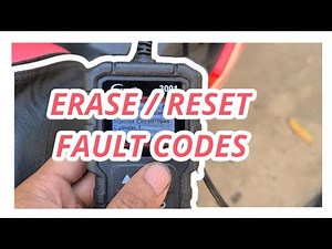 ERASE/RESET FAULT CODES USING CREADER 3001 ODB2 SCANNER - RUSI FLASH | WMOTO F15