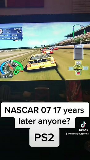 Who’s ready for some NASCAR 07 ?? #nascar #nascar07 #nascar2007 #nascargame #2000sthrowback #2007 #nostalgia #memoryunlocked #ps2 #nascarcupseries #nascarforever