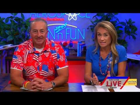 Tuesday's SUN 'n FUN Live Today. Gene and Amanda had the latest update for Opening Day of SUN 'n FUN