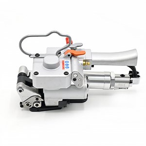 [Hot Item] Carton Box Case Pneumatic Horizontal Strapping Machine Manual Packing Strapping Bander