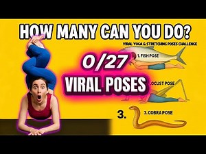 I Tried 27 VIRAL Animal Yoga & Stretching Poses for Flexibility (Challenge) 🐍