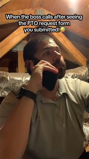 The boss after seeing your PTO request!😅#hvactechnician #funny