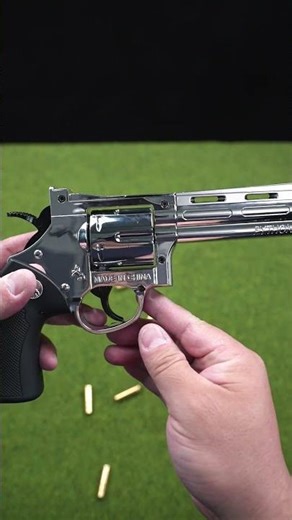Metal Revolver Toy Gun #toygun #airsoft #gelblaster #shorts #nerf #dartblaster #realistictoygun