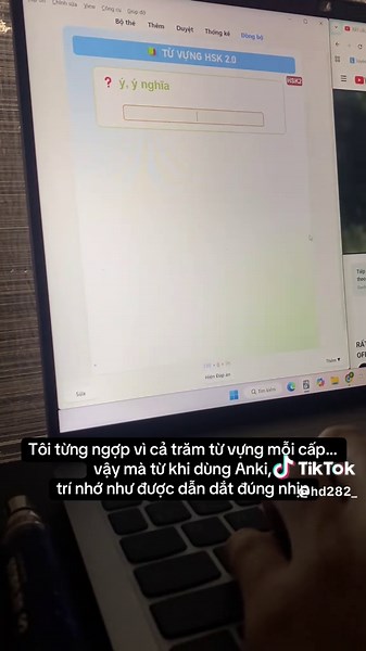 Ôn từ vựng trên anki app#tiengtrung #hoctiengtrung