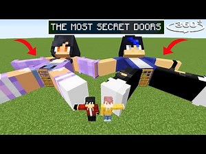 The MOST SECRET BASE INSIDE APHMAU & EIN in Minecraft 360°