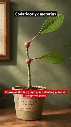 The Dancing plant#Shorts#codariocalyx motorius#plants
