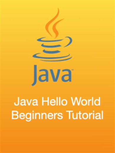 Java Hello World Beginners Tutorial #java #coding #developer #techtips