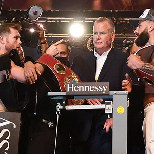 1M views · 19K reactions | The heated final face-off between Canelo and Caleb Plant 郎 #CaneloPlant | Tomorrow | https://www.bt.com/sport/box-office/ | TNT Sports Football | Facebook