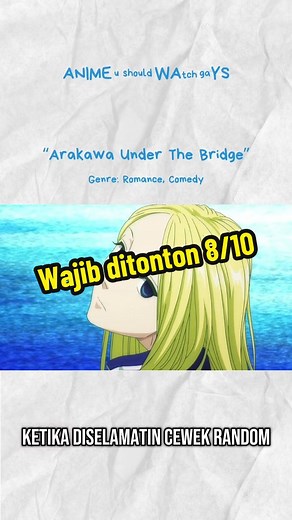 Arakawa under the bridge #anime #fyp