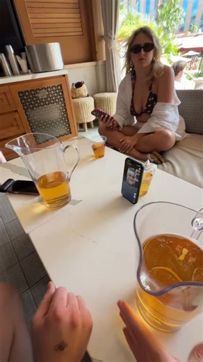 Katic jumped on his daily FaceTime with Dana Beers to make sure he’s enjoying a cold one @Vegas #VegasPartner @VenetianVegas @TaoBeach