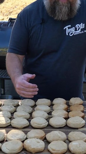 Risk it for the biscuit!! Let’s burn some biscuits! The TMG Volunteer biscuit test. Full video on our Youtube channel #tmgpit #foryou #bbqpit #foryoupage #smoker #fyp