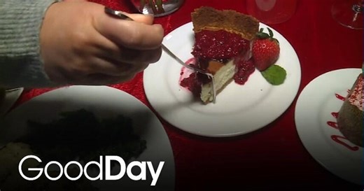 Bella is checking out the Valentine's Day menu at Delta Bistro & Lounge