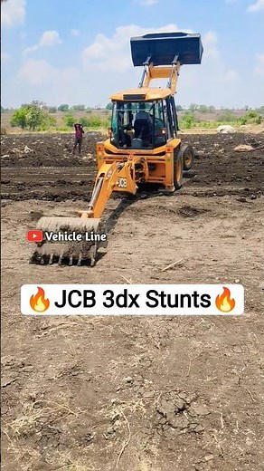 Jcb 3dx Machine Stunt | Viral Stunts | Vehicle Line