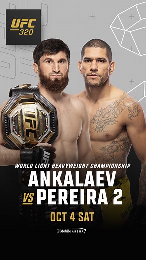 UFC 320 tickets are on sale NOW! Secure your seats for an electric night of fights in Las Vegas 🎟️ | UFC