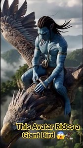 BTS : You Won’t Believe How This Avatar Rides a Giant Bird 😱🦅 #avatar #bts #viral