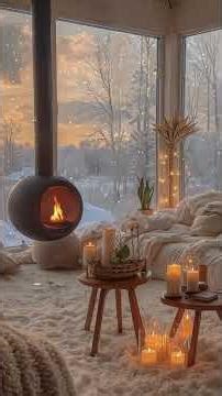 Peaceful Winter Morning By The Lake⛄ #piano #shorts #lake #winter