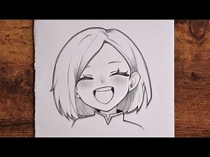 How to draw Anime Girl | Easy Tutorial Drawing step by step