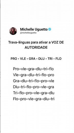 Trava-Línguas para destravar sua fala