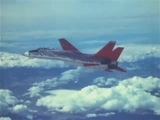 A Grumman F-14A Tomcat (NASA 991) undergoing a spin test over Edwards Air Force Base in California's Mojave Desert. #F14 #GrummanF14Tomcat #F14Tomcat #AnytimeBaby #TopGun | Grumman F-14 Tomcat