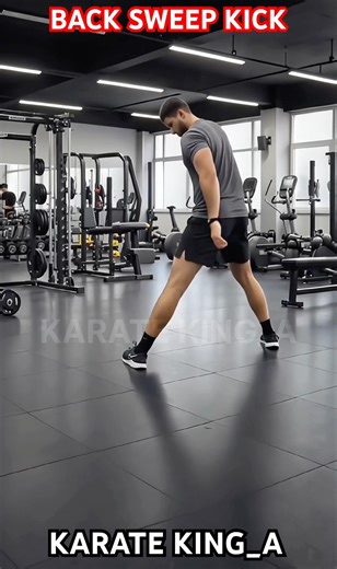 Karate Back Sweep Kick Tutorial #shorts #martialarts #ytshorts #youtubeshorts #mma #karate #tutorial