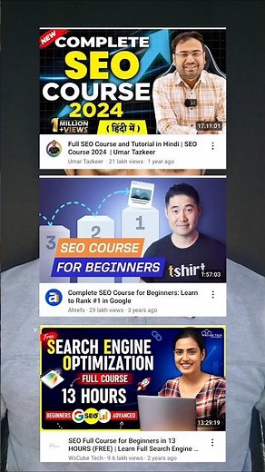 Top Free SEO Course 2024 | SEO Full Course | SEO Tutorial | Learn SEO | SEO Tips #SEO #Shorts