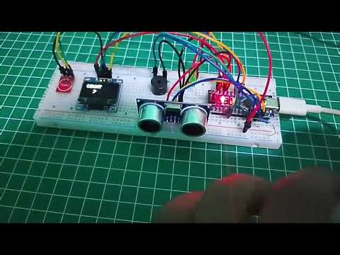 Projek arduino dengan sensor ultrasonik