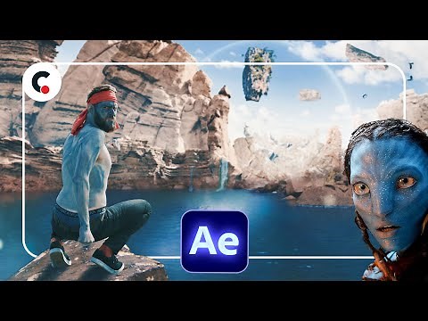 Create an AVATAR PLANET with Matte Painting (After Effects Tutorial)