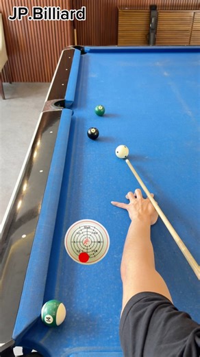 Basic Cue ball control for beginners #billiard #billiards #jpbilliard | JP Billiard