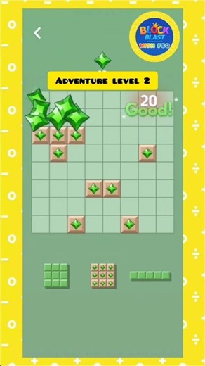 Block blast adventure level 2 #blockblast #blockblastwithfsq #level2 #adventureseries #shorts