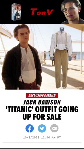 Jack Dawson's Titanic Outfit Auction in London