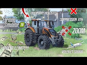 PLEINS D'ASTUCES POUR FS25 ! 🤩 (argent, voler, zoom, gyrophares !)