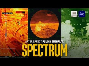 After Effects One Clicks infrared effects Spectrum Tutorial BLACK FRIDAY 50% SALE