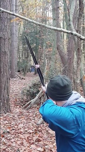 73.1m Shot at a Blue Foam Block - Keep Practicing #archery #sport #outdoors #hobby #practice #bow