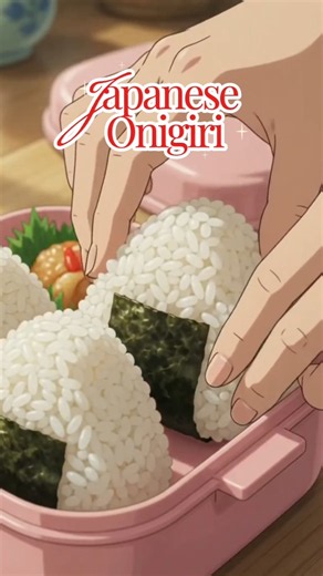 🍙 Japanese Breakfast Onigiri | Cozy Pink Kitchen ASMR #shorts