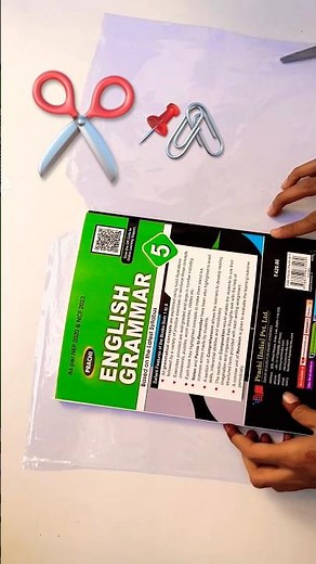 How to cover a book easily #books #bookcover #schoolmemories
