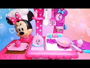 Disney Minnie Mouse Flipping Fun Kitchen Set Satisfying with Unboxing Compilation Toys ASMR